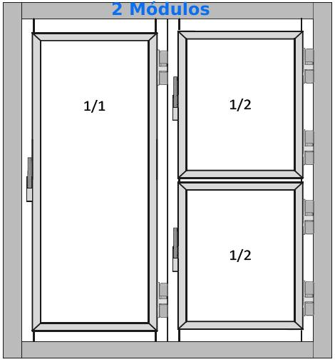 Cámara de puertas 2 módulos